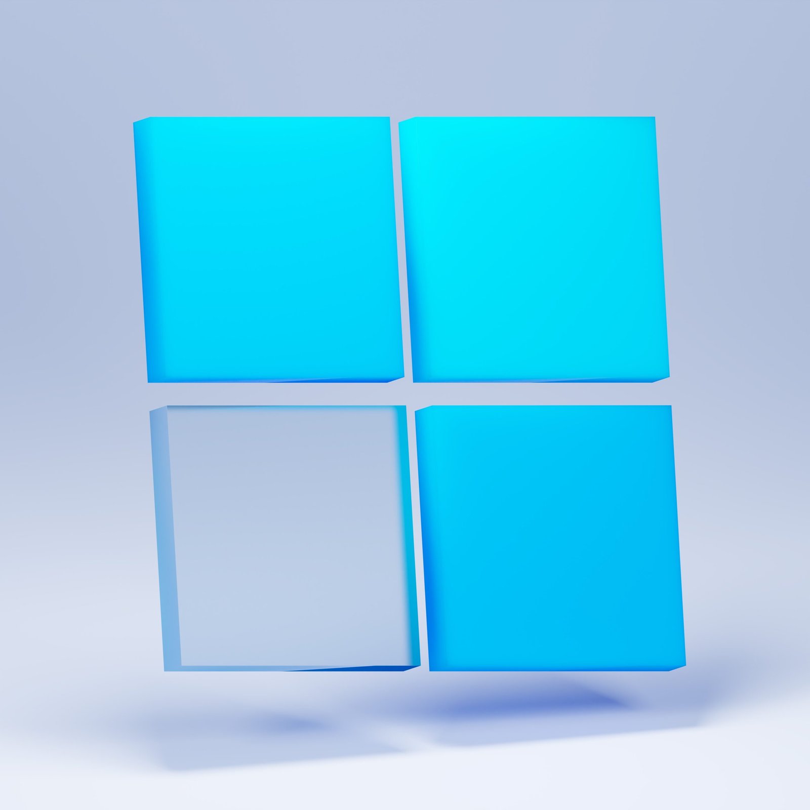 Info Tech Blogs 27 a white and blue square object on a white background