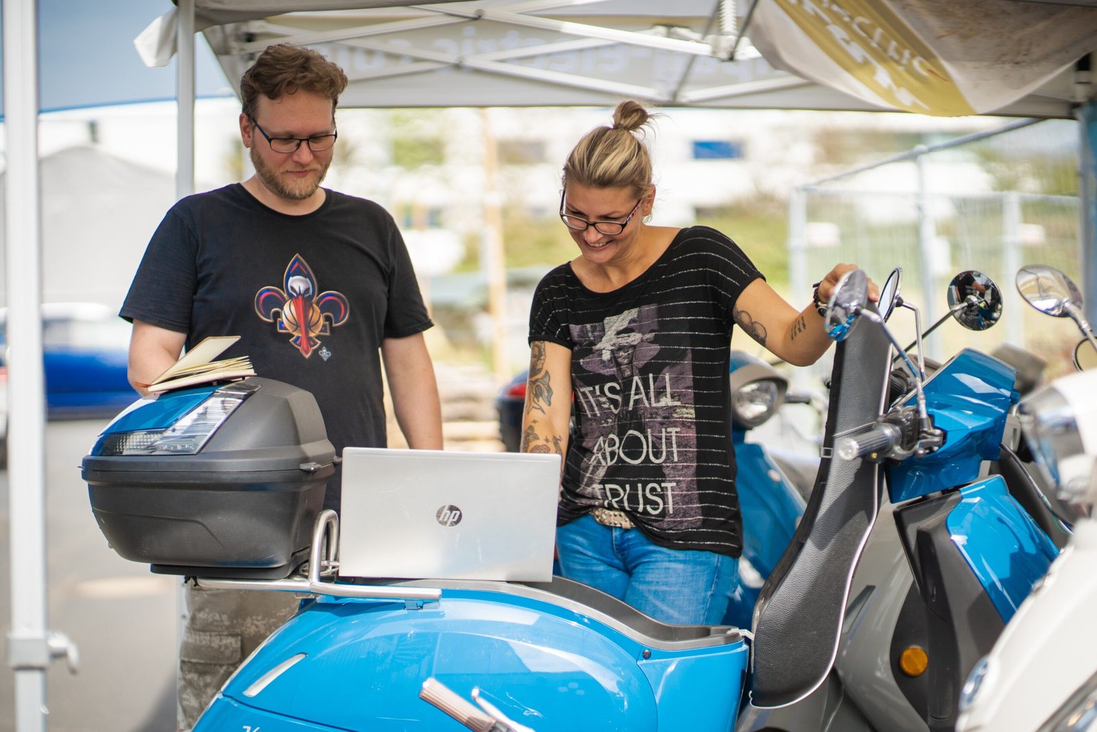 How to Resolve the Problem of Computer Not Powering On 1 man in black crew neck shirt sitting on blue and silver motorcycle