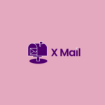 Info Tech Blogs 10 Pink and Purple Modern Illustrative Post Mail Logo