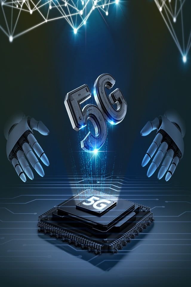 Dark Blue Stereo Creative 5g Network Communication Poster Background Wallpaper Image For Free Download Pngtree